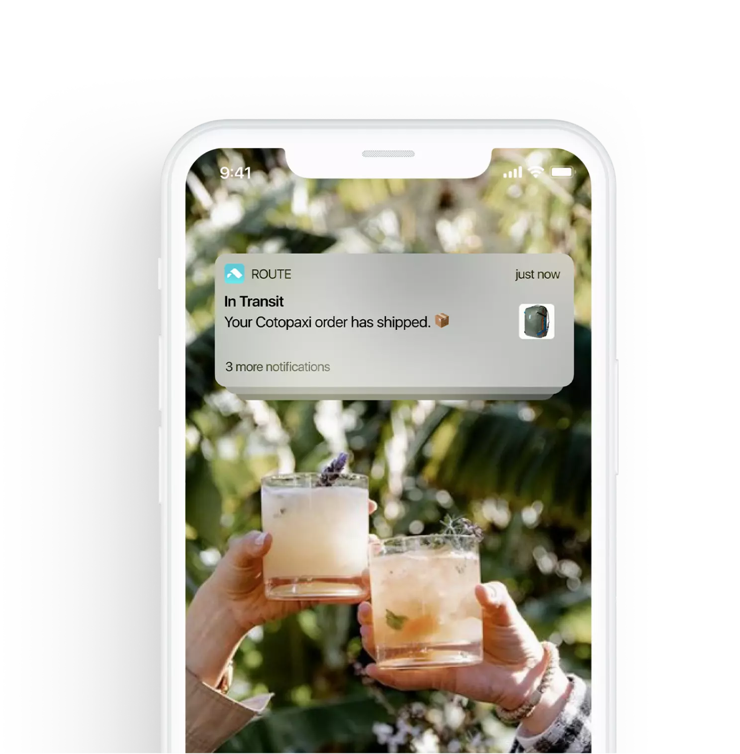 Route phone with cotopaxi order shipped Route phone with cotopaxi order shipped